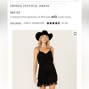 IDYLLWIND WOMEN'S BRIXWORTH FRINGE FESTIVAL DRESS
Brand new with tags